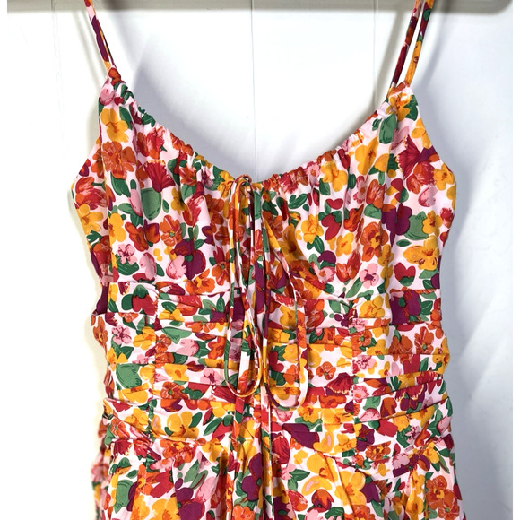 Princess Polly Dress Size 2 Multicolor Barrett Mini Floral Milkmaid Beachy New - Picture 6 of 14